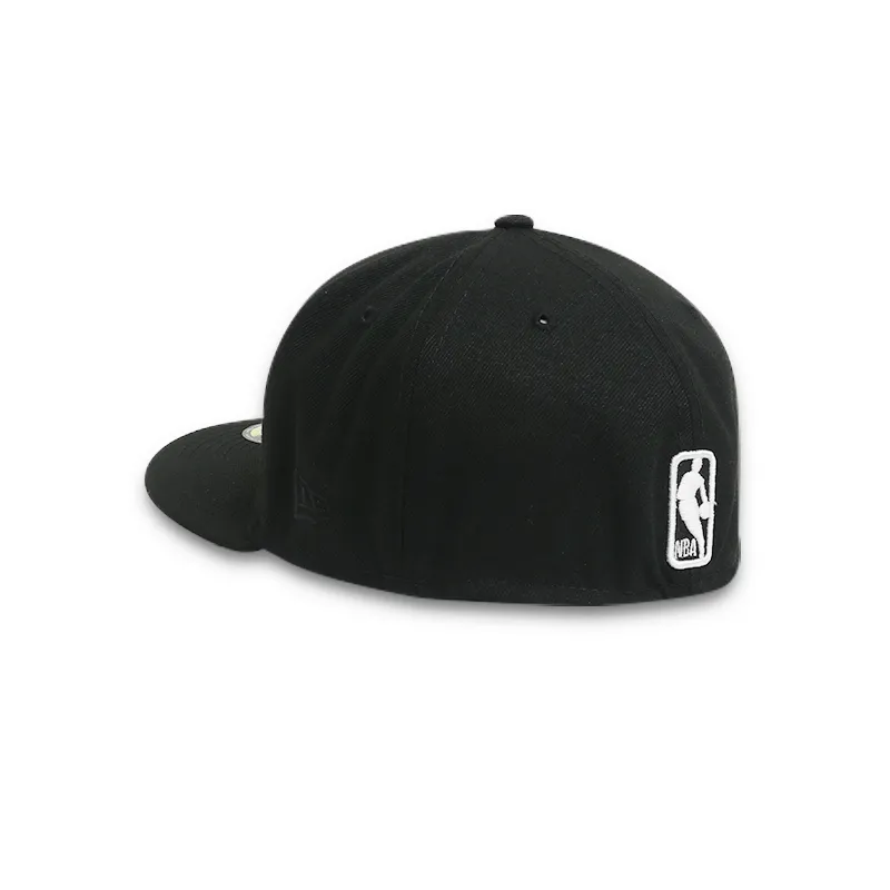 [70625155] Brooklyn Nets Eastern Conference Patch Black Men's Fitted Hats