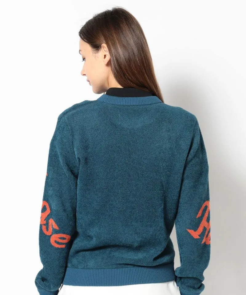 Arch Velour Sweater | WOMEN