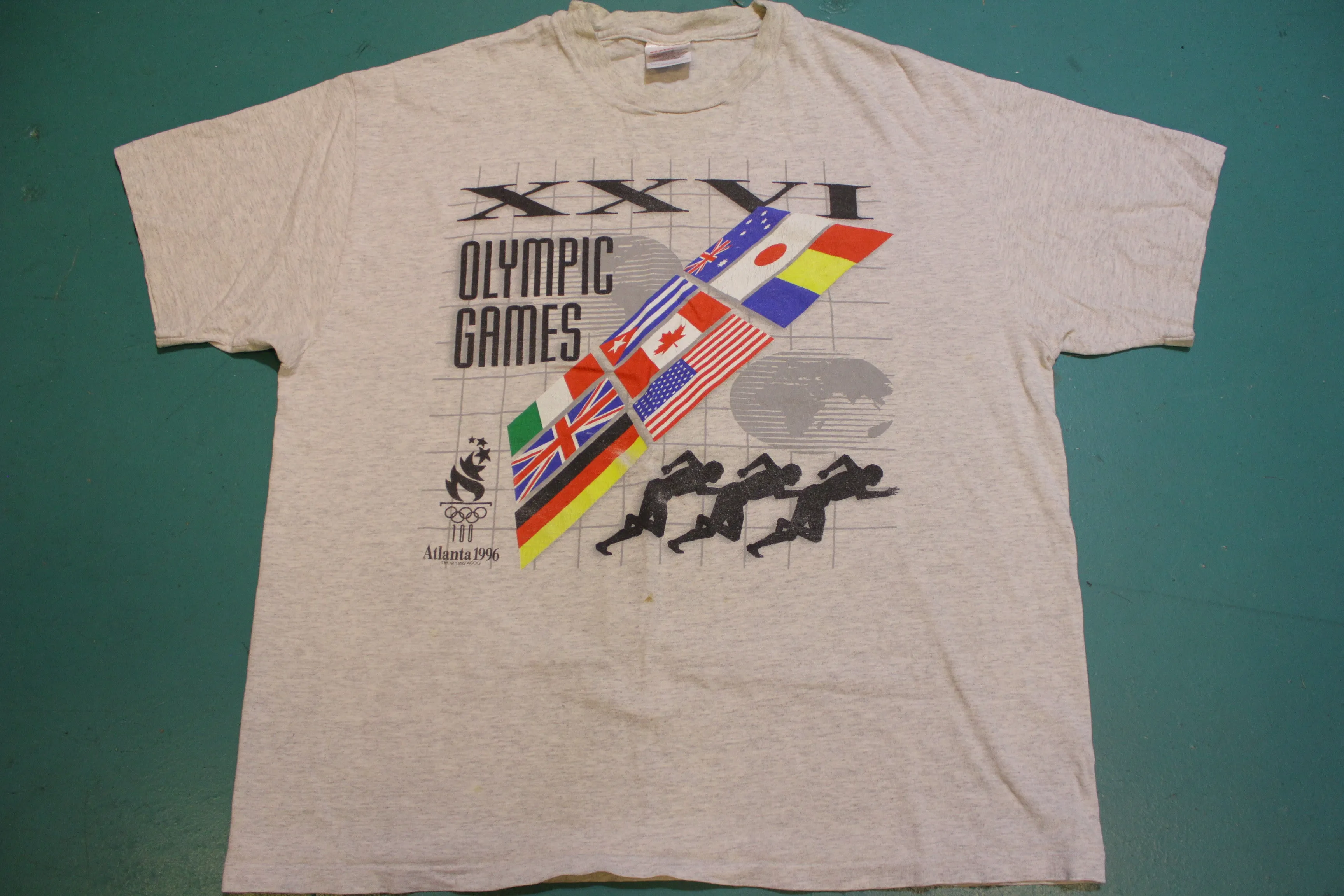 Atlanta 1996 Olympic Games XXVI 90's Single Stitch Vintage T-Shirt.