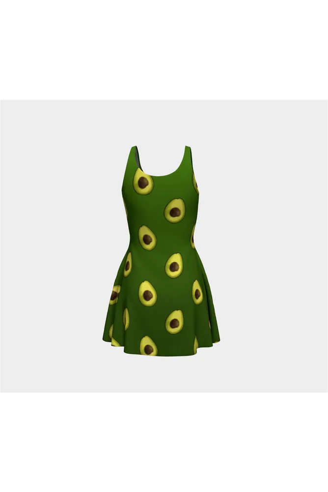 Avocado Angel Flare Dress