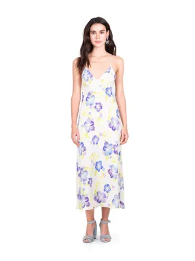 Azul Multi Hibiscus Midi Slip