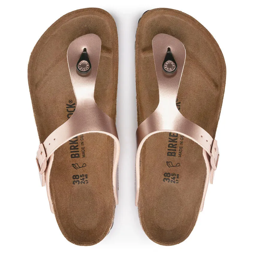 Birkenstock Women's Gizeh Birko-Flor (Copper - Regular fit)