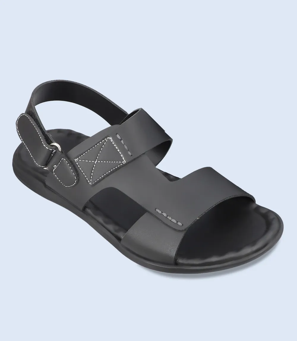 BM5616-BLACK-Men Casual Sandal