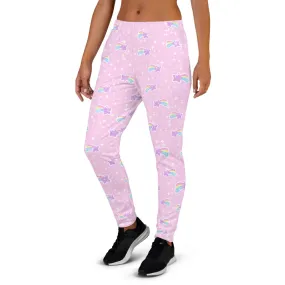 Bubblegum Bunny Shooting Stars Women's Joggers