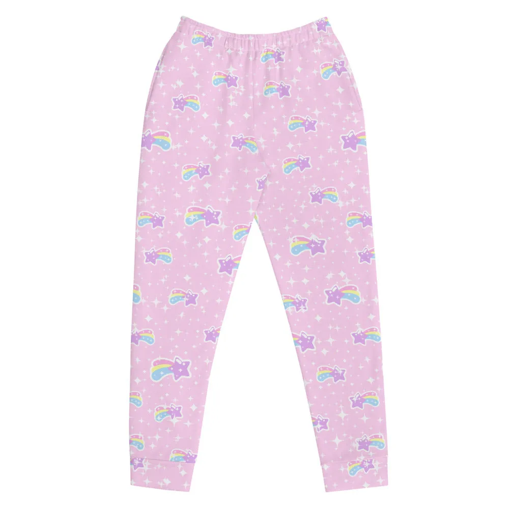 Bubblegum Bunny Shooting Stars Women's Joggers