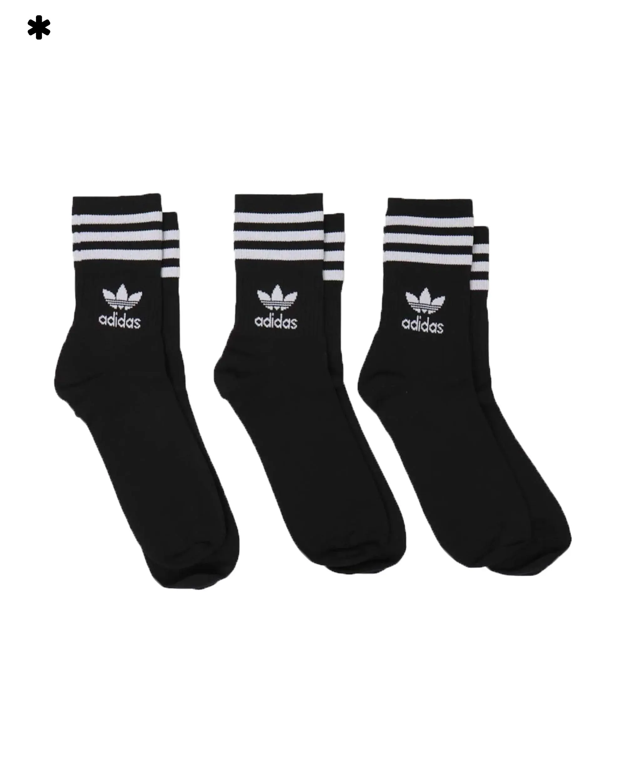 Calzini Adidas Nero Bianco