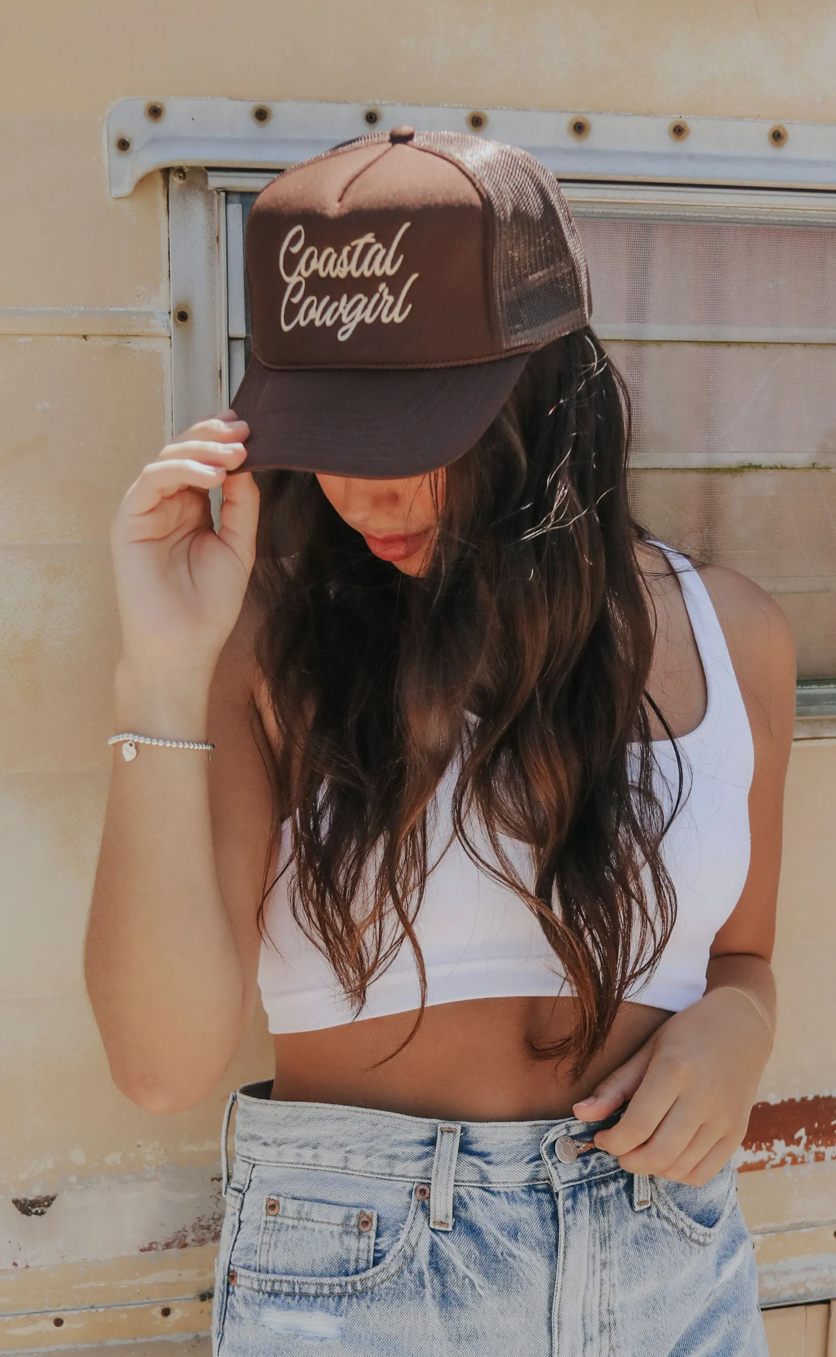 charlie southern: coastal cowgirl trucker hat