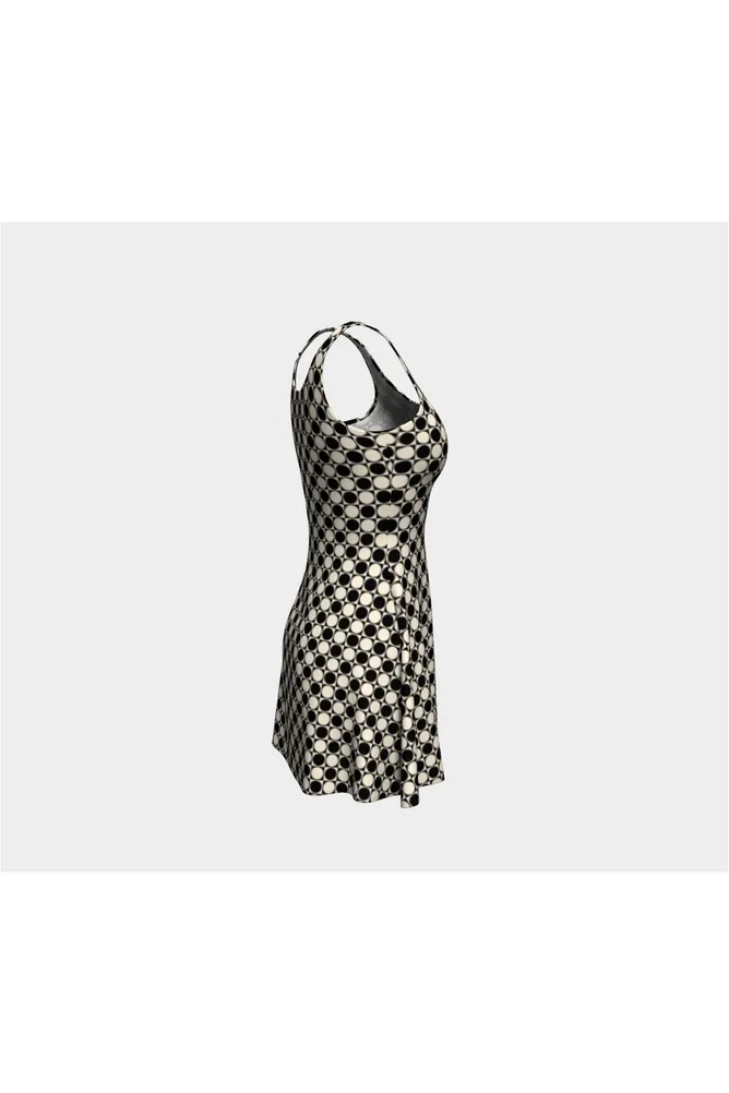 Checker Flare Dress