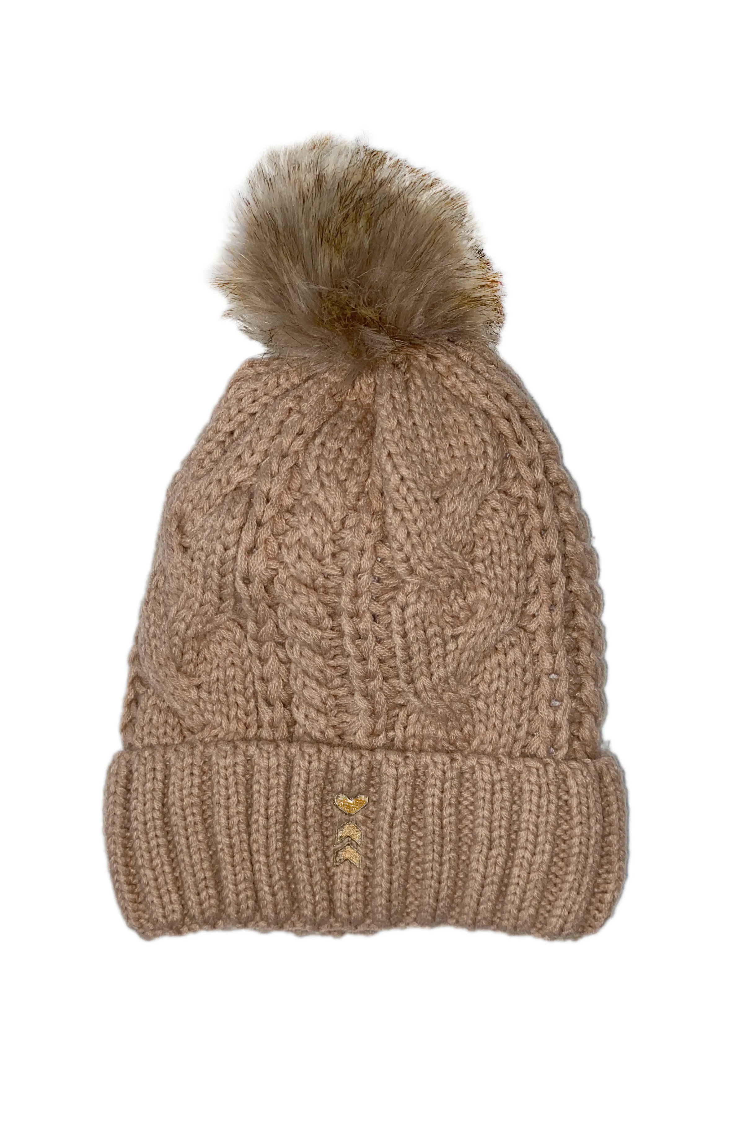 Coeur Sports Fur Pom Beanies