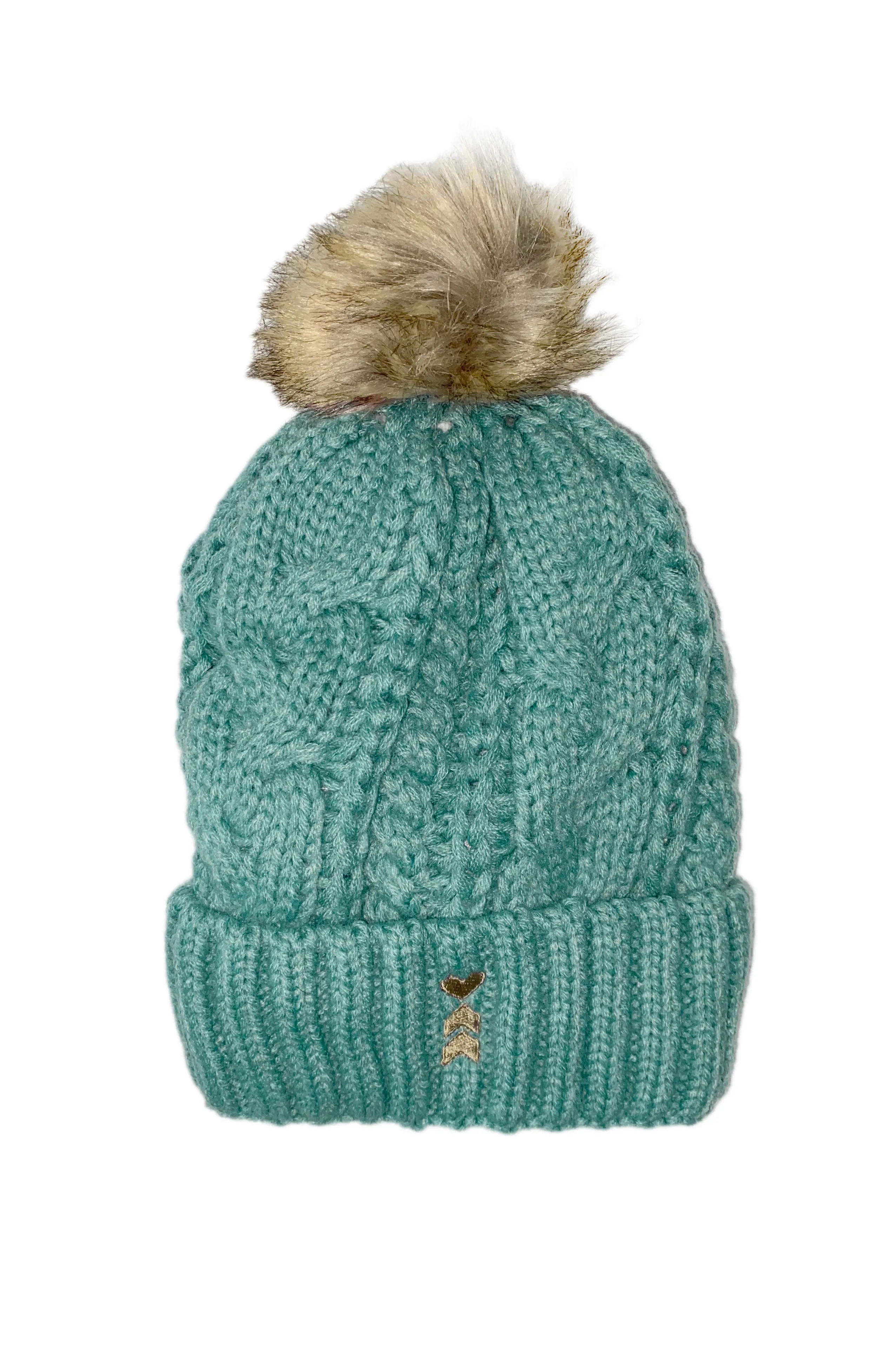 Coeur Sports Fur Pom Beanies