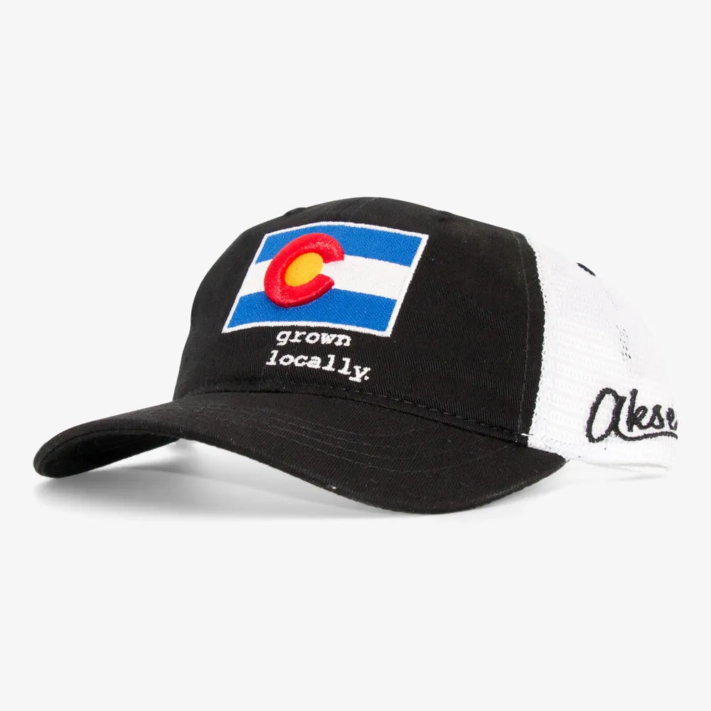 Colorado Grown Locally Curved Trucker Hat