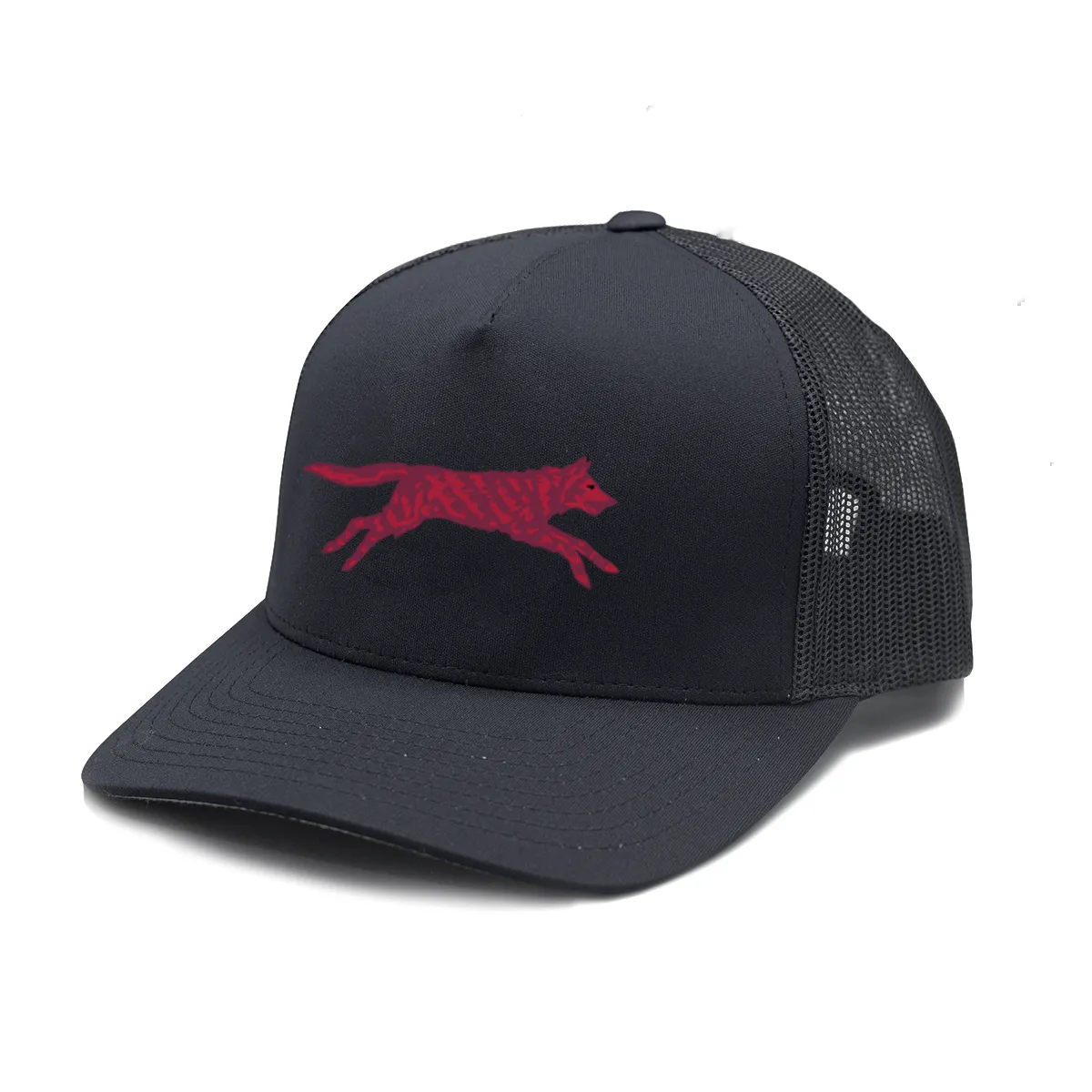 Crimson Wolf Trucker Hat