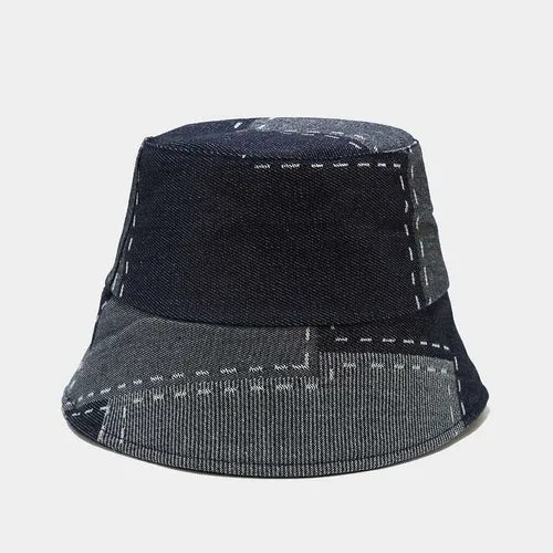 Denim Bucket Hats Unisex Fashion Bob Caps Hip Hop