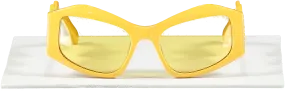 GCDS Gd 0023 - 39e Shiny Yellow | Sunglasses