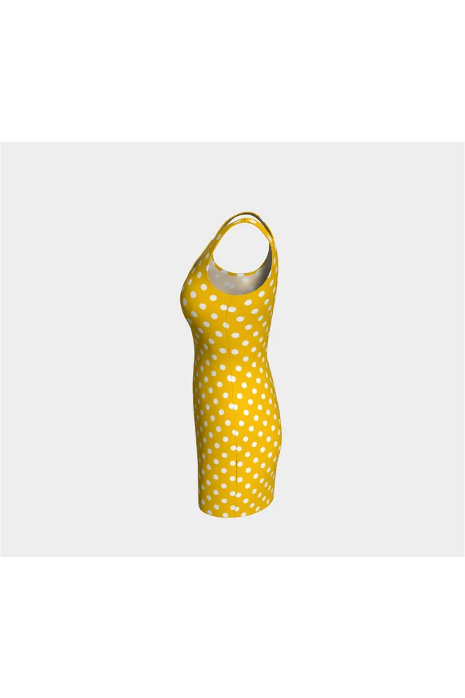 Golden Yellow Bodycon Dress