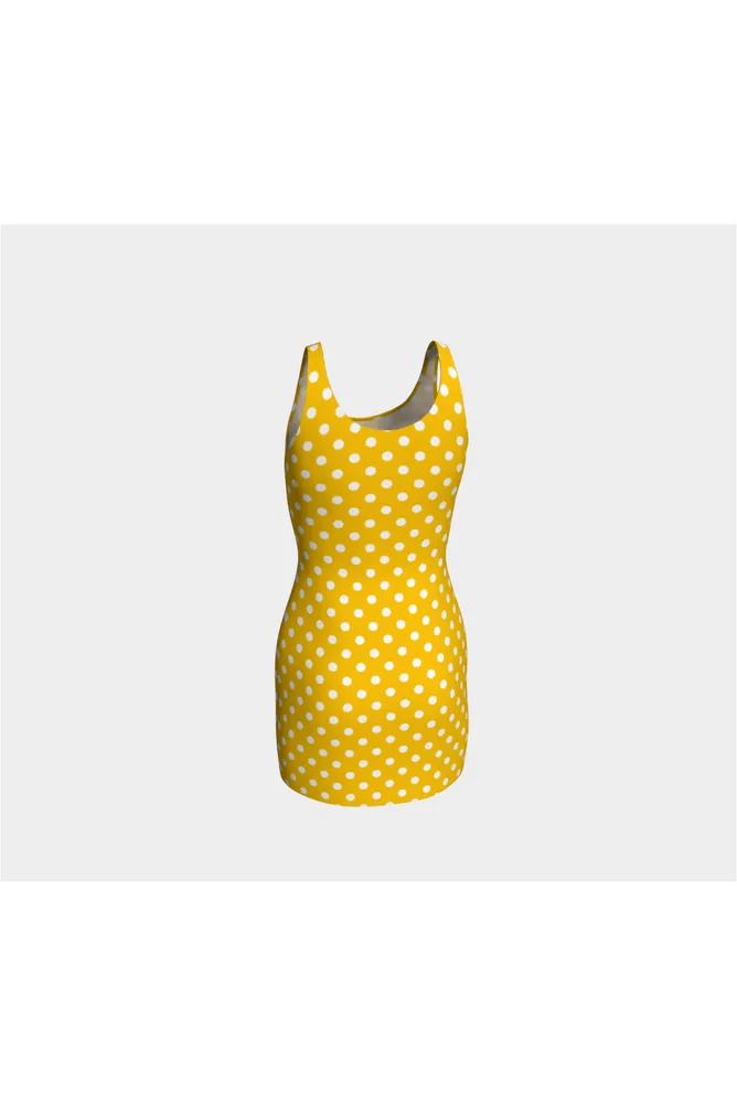 Golden Yellow Bodycon Dress