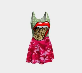 Green Apple Leopard III Dress