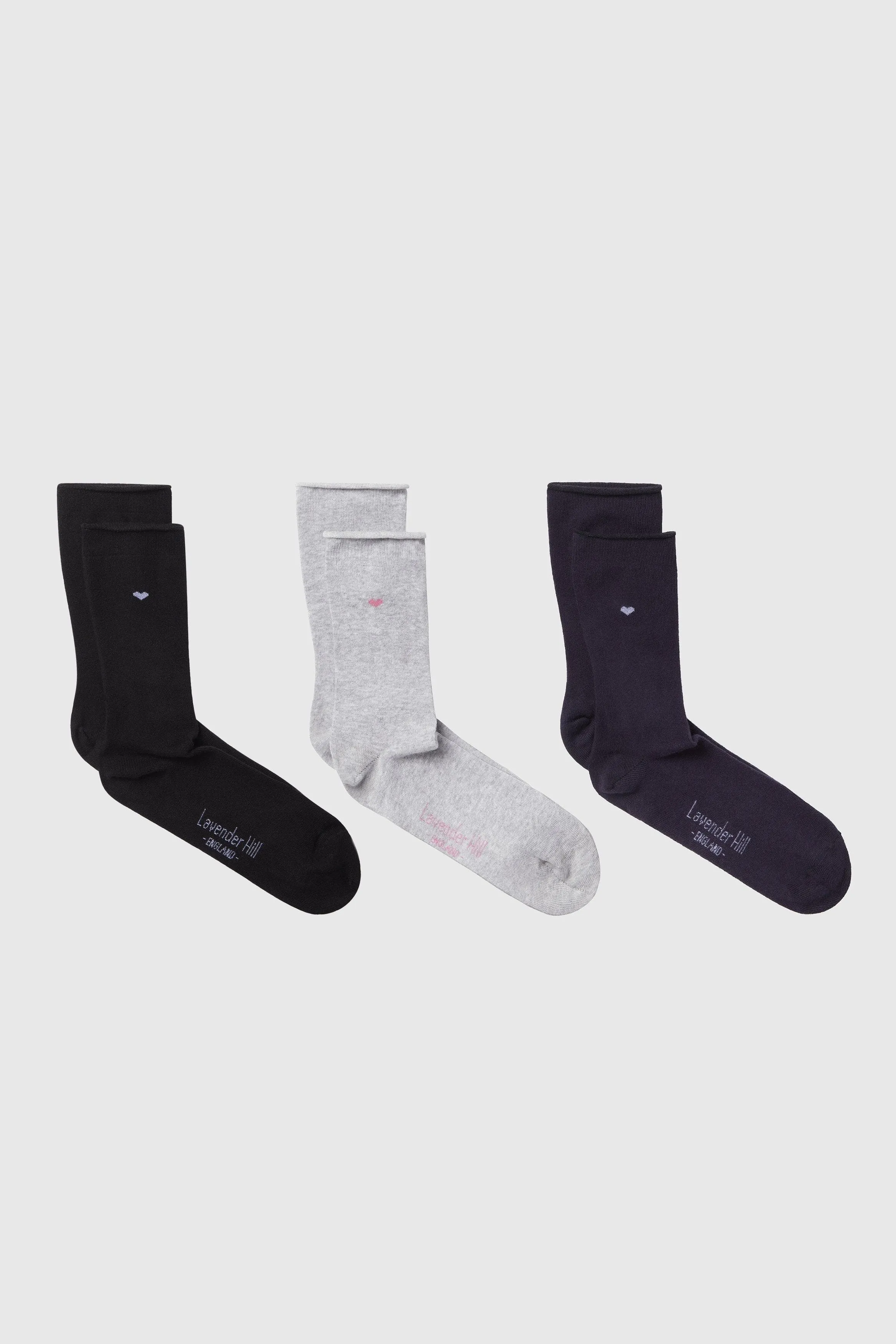 Heart Cotton Socks | Multiple Colours