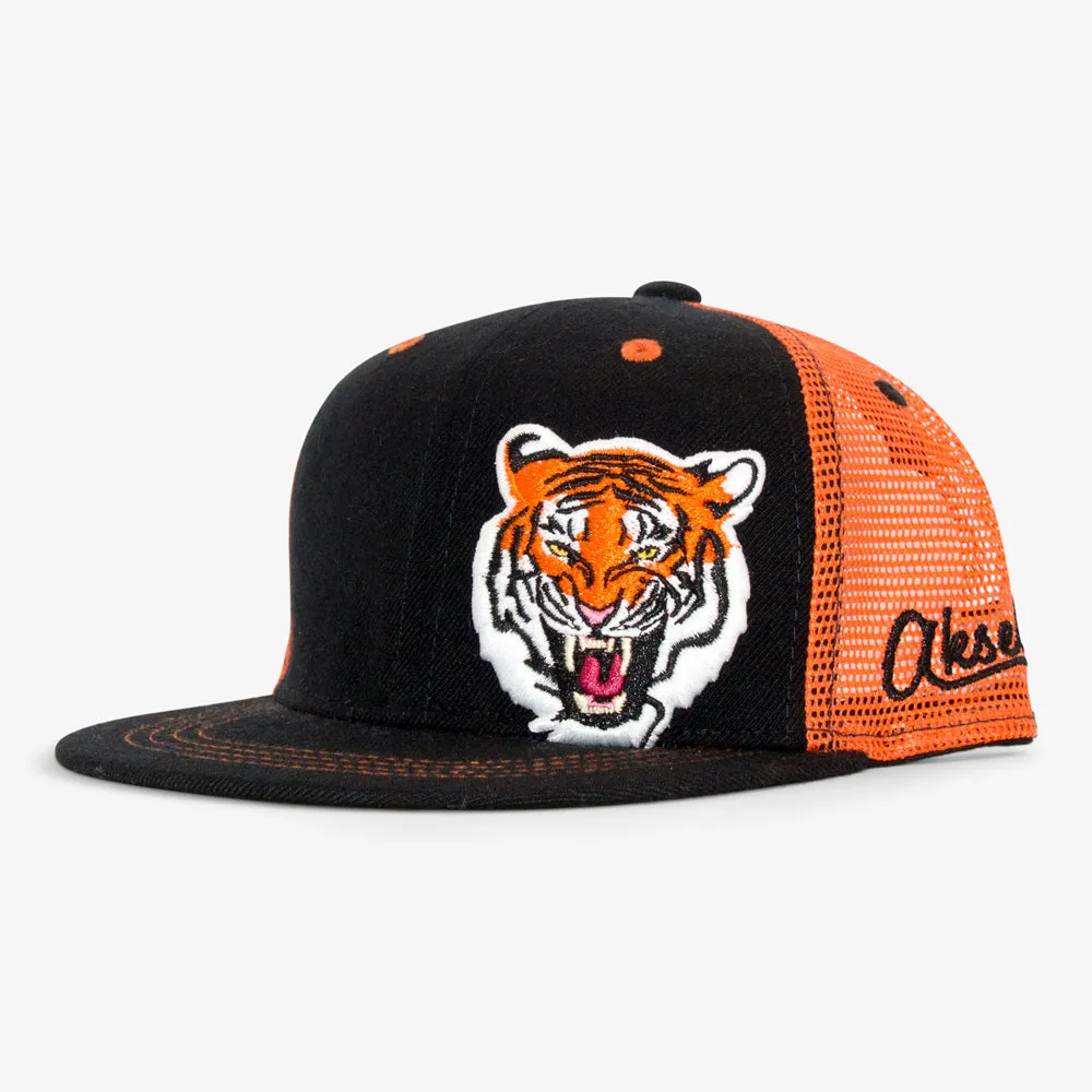 Kids Tiger Flatbill Snapback Hat