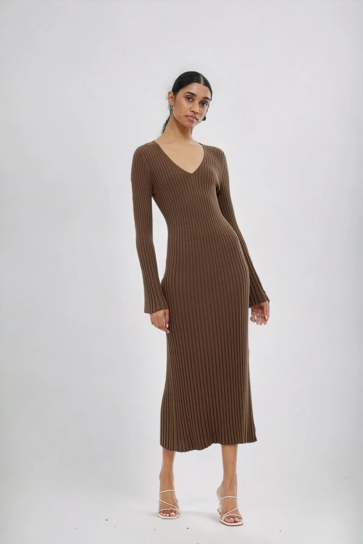 Lani Knit Dress | Mocha