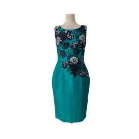 Marks & Spencer Green Floral Printed Shift Dress | Brand New |