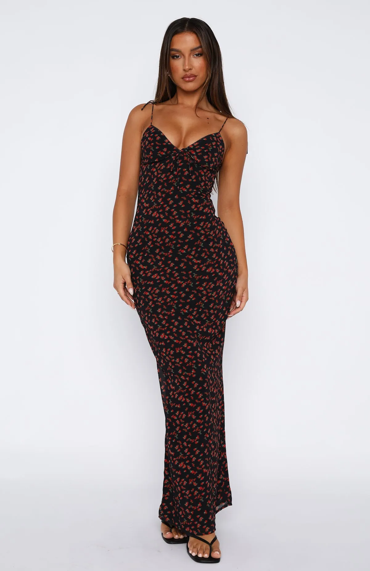 New Beginnings Maxi Dress Red Rose