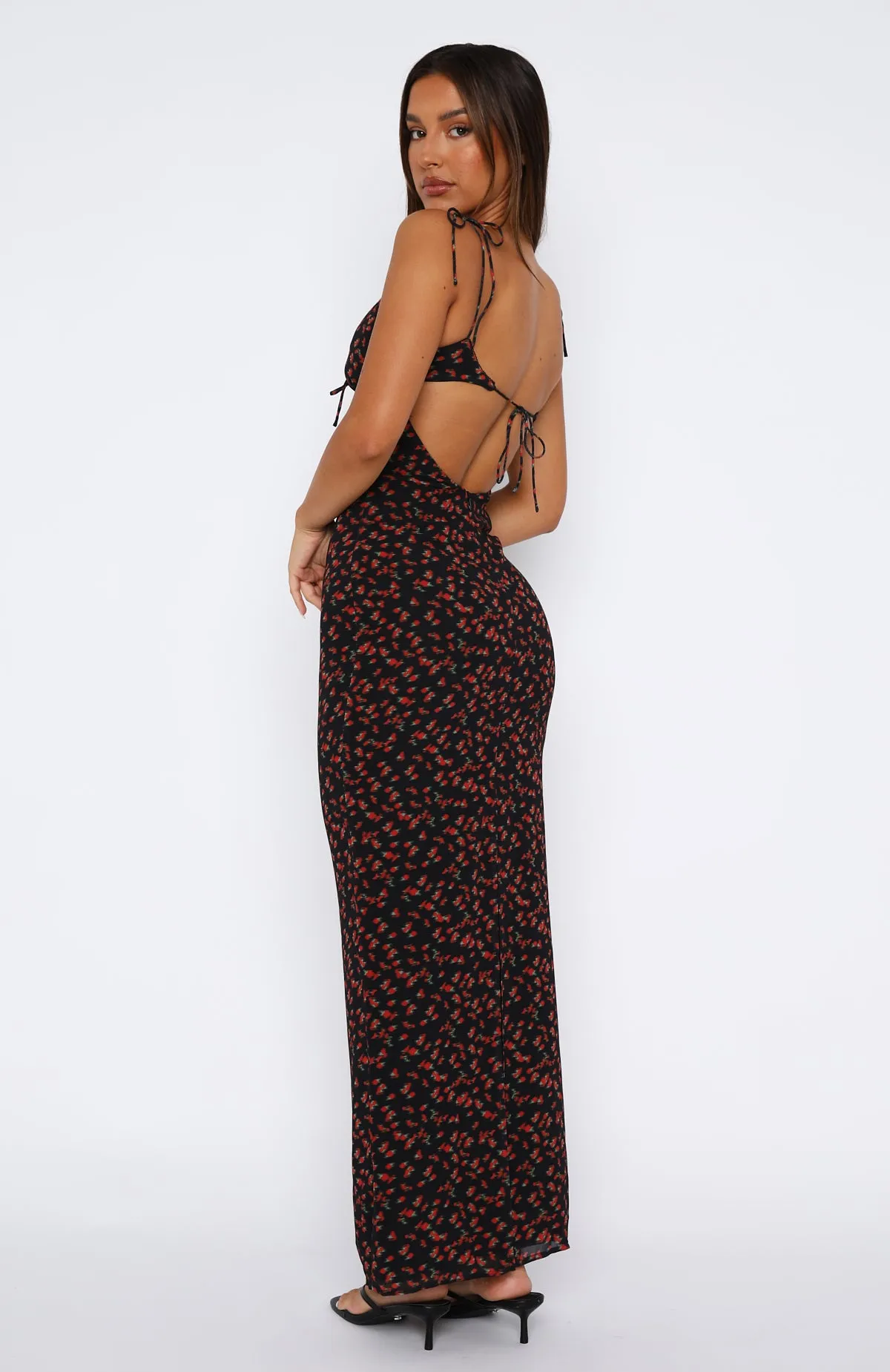 New Beginnings Maxi Dress Red Rose