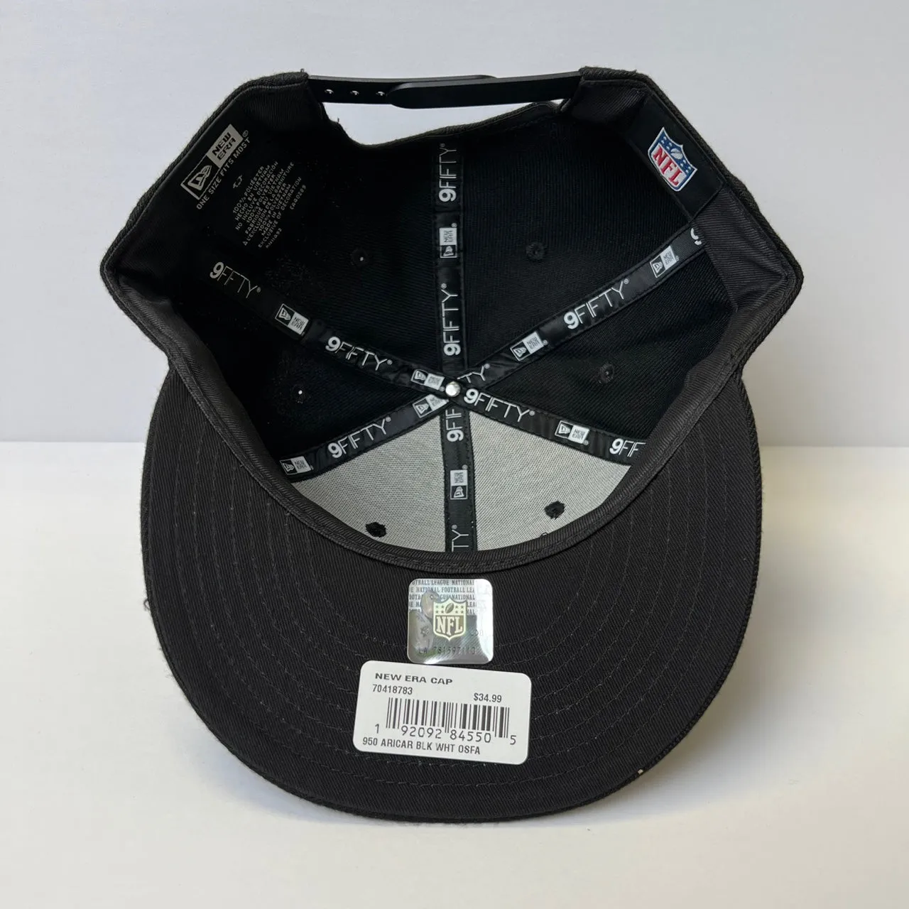 New Era Cardinals Black 9FIFTY Snapback Hat