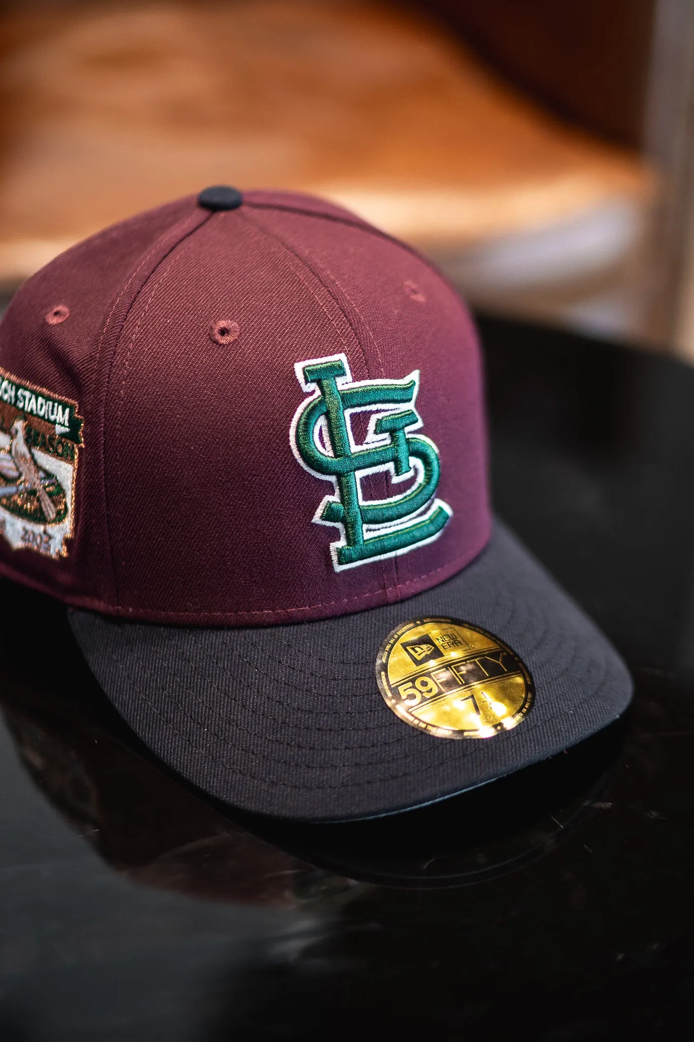 New Era St Louis Cardinals Busch Stadium Grey UV (Burgundy/Dark Navy)