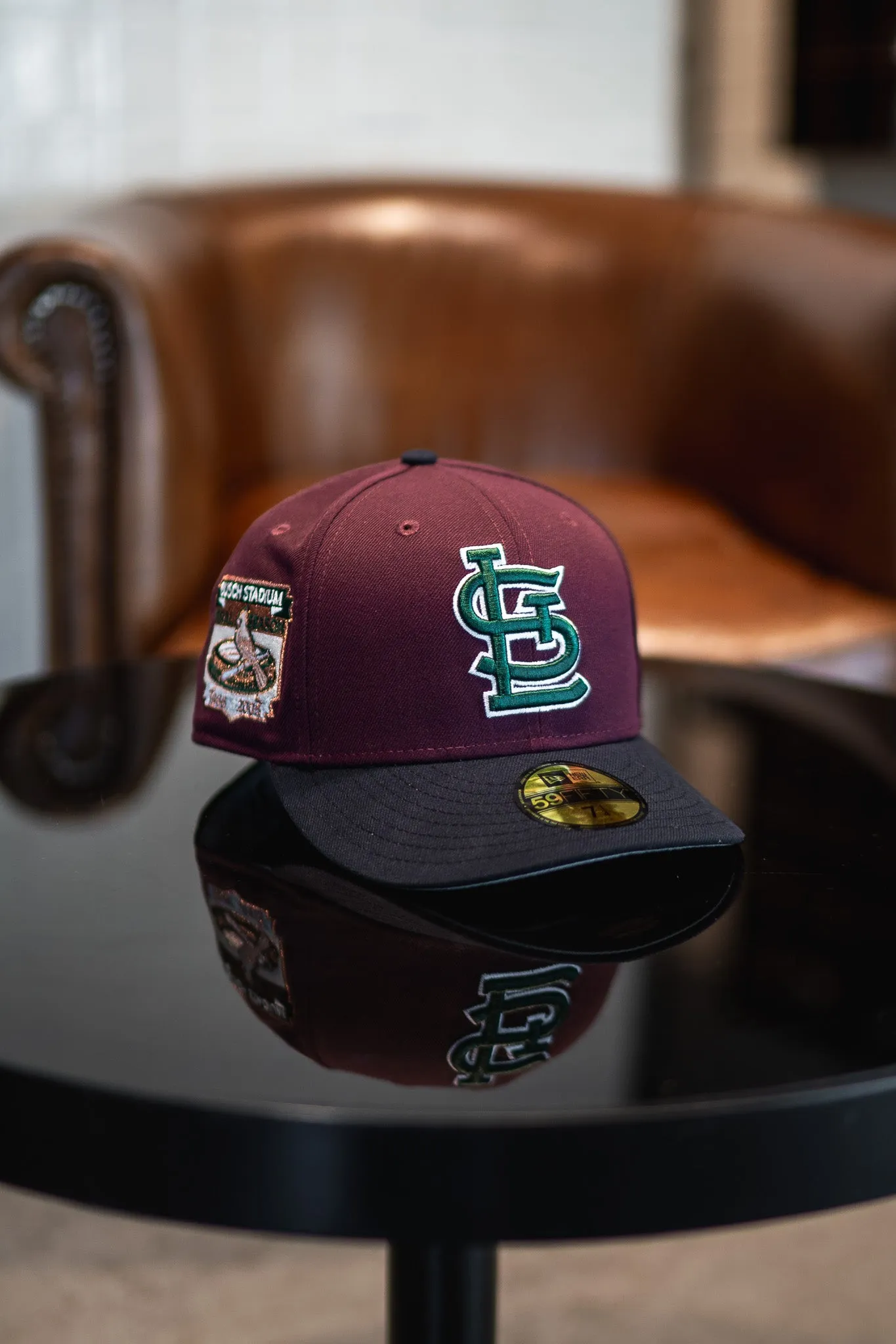 New Era St Louis Cardinals Busch Stadium Grey UV (Burgundy/Dark Navy)