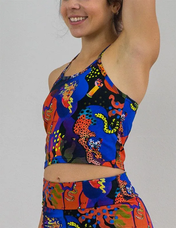 Pitaya Crop Top Electric Jungle