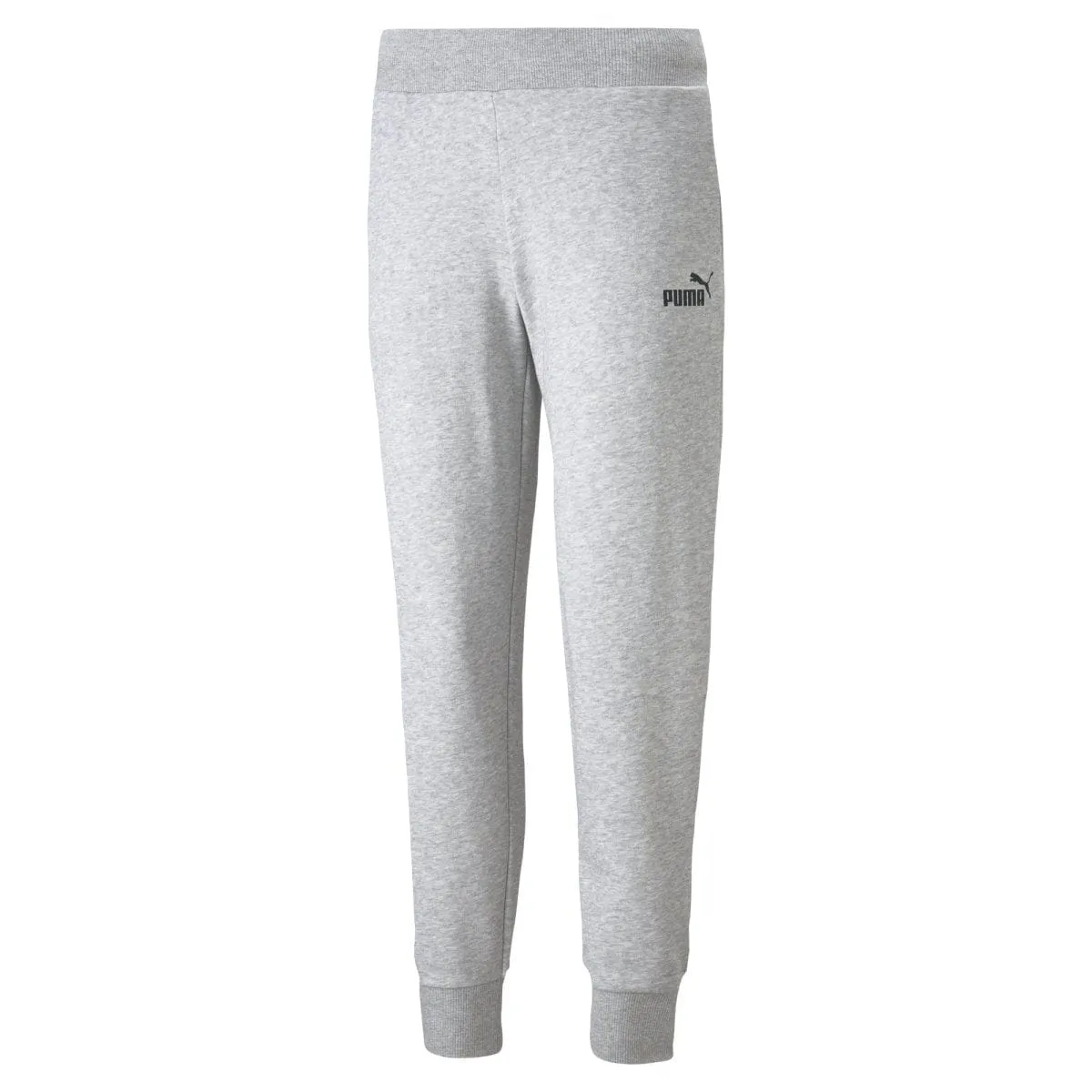 PUMA WOMEN'S ESSENTIAL FLEECE GREY TRACKPANTS