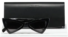 Saint Laurent Black Sl-207-jerry Sunglasses in case