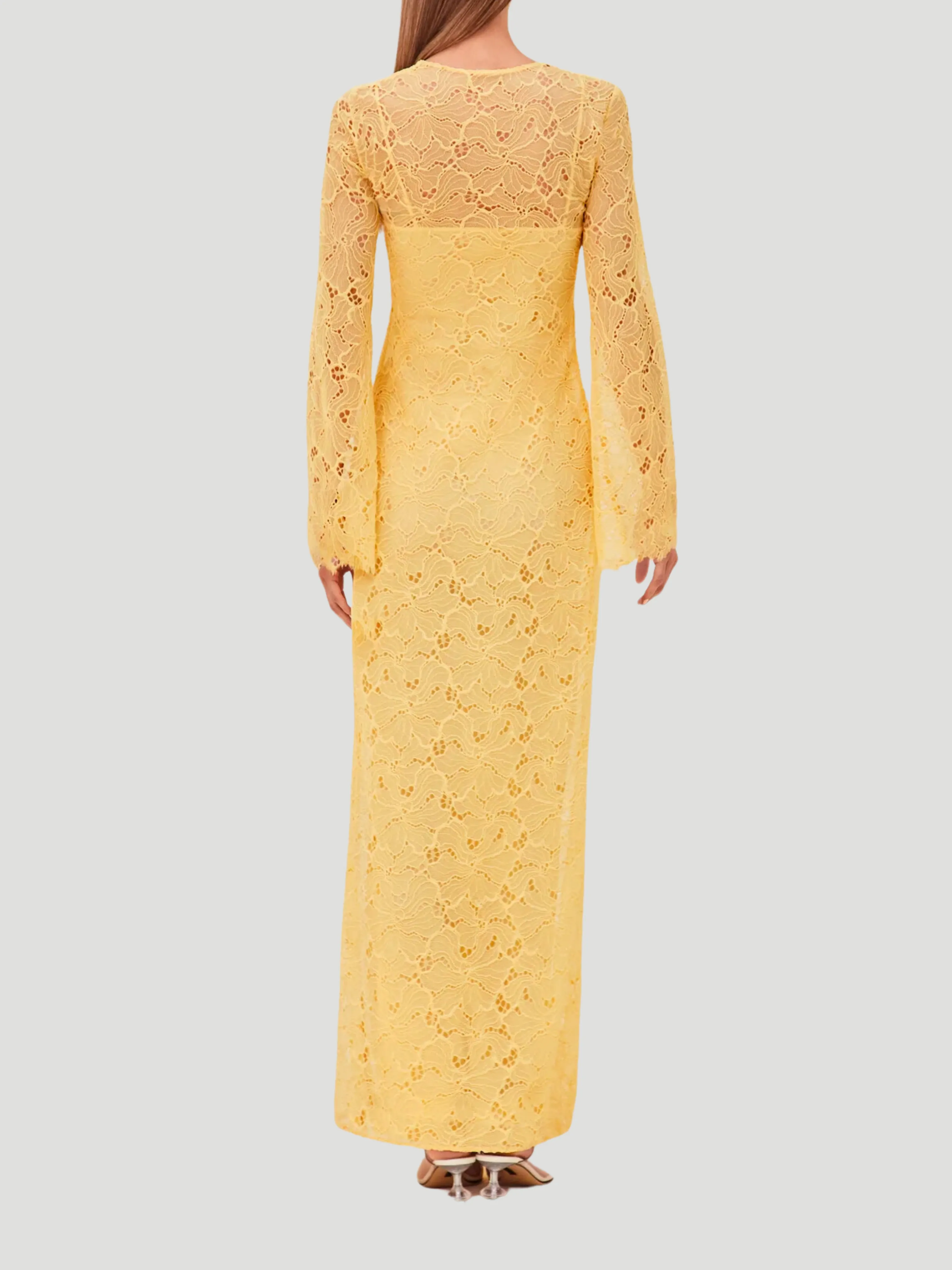 Sariyah Yellow Lace Dress