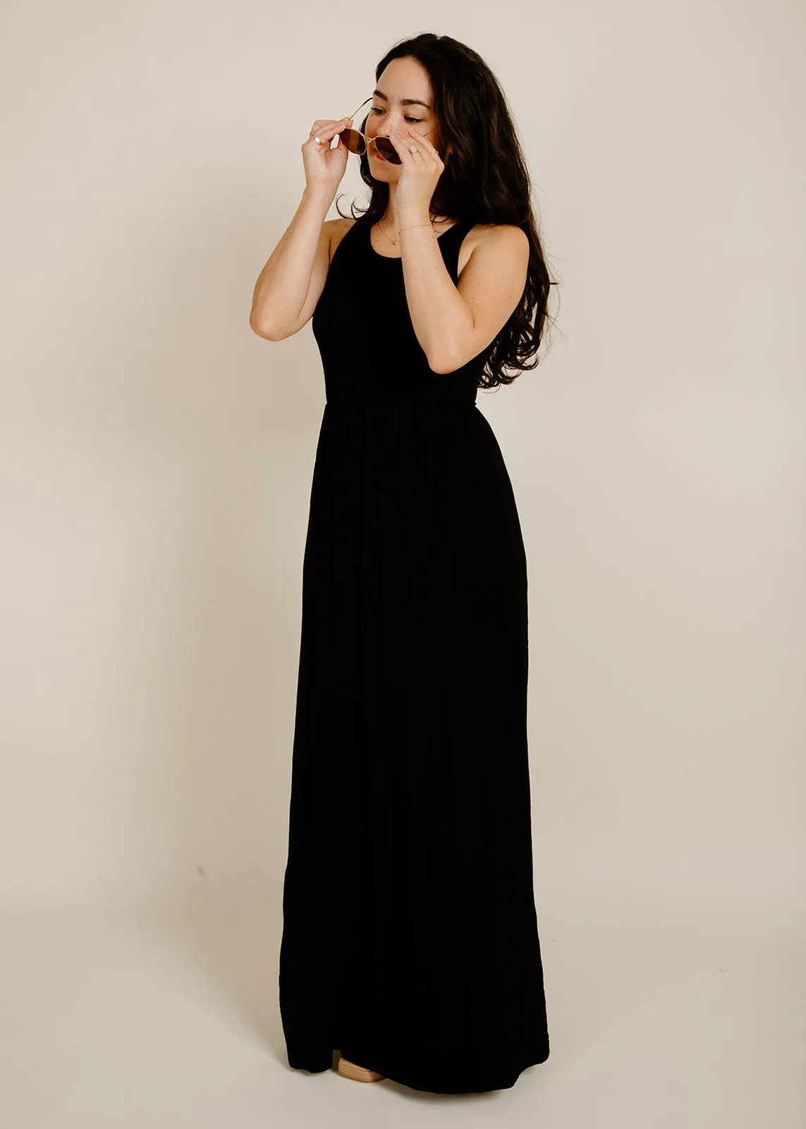 Selma Maxi Dress - Black