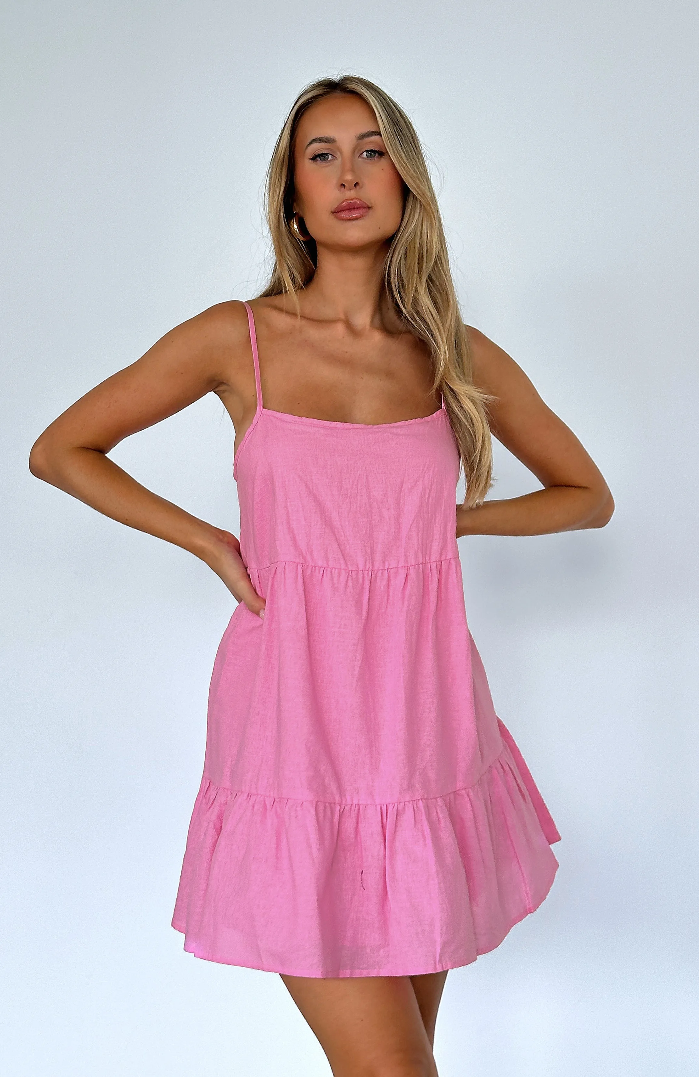 She's The Boss Mini Dress Pink