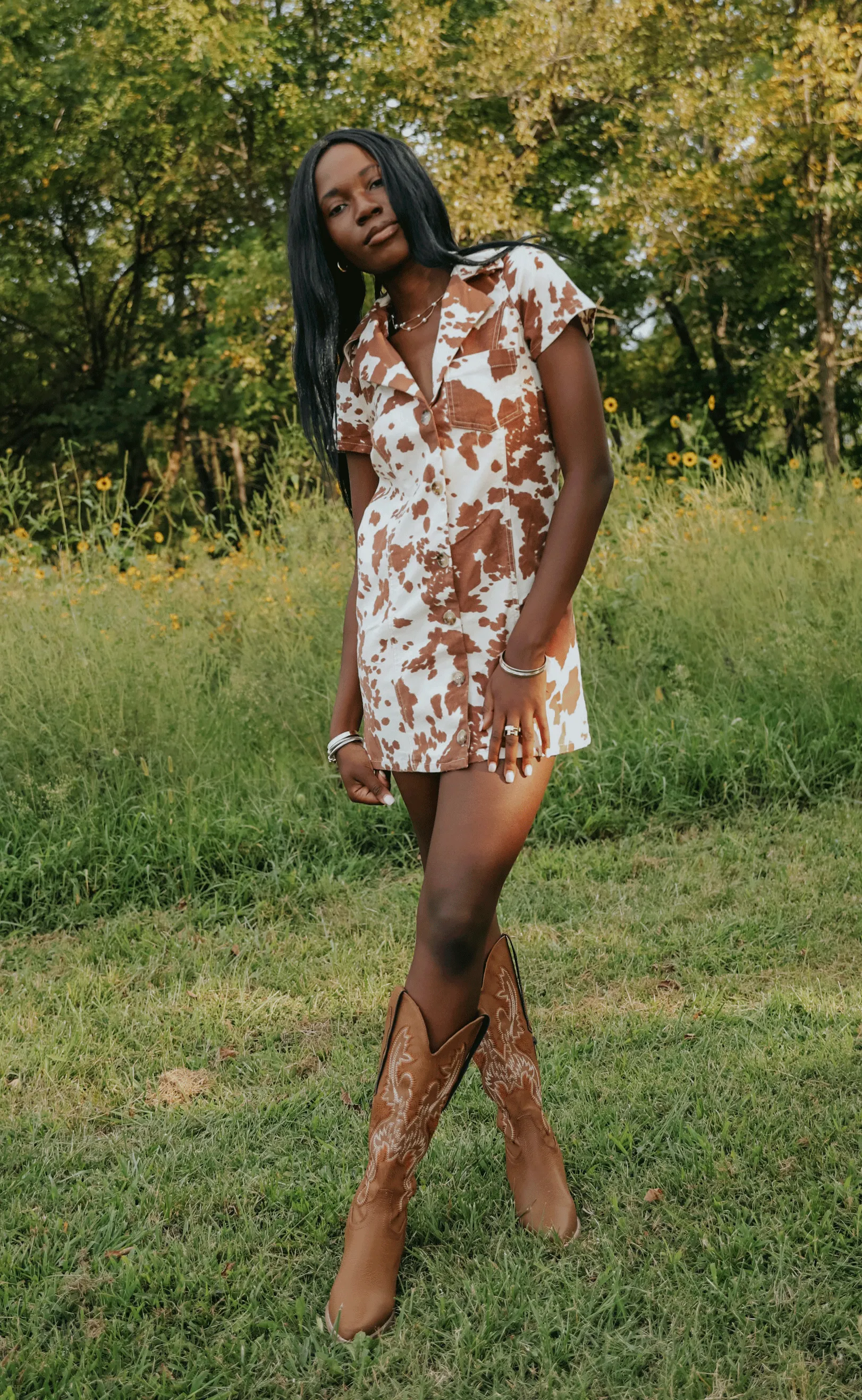 show me your mumu: colombia collared dress - holy cow