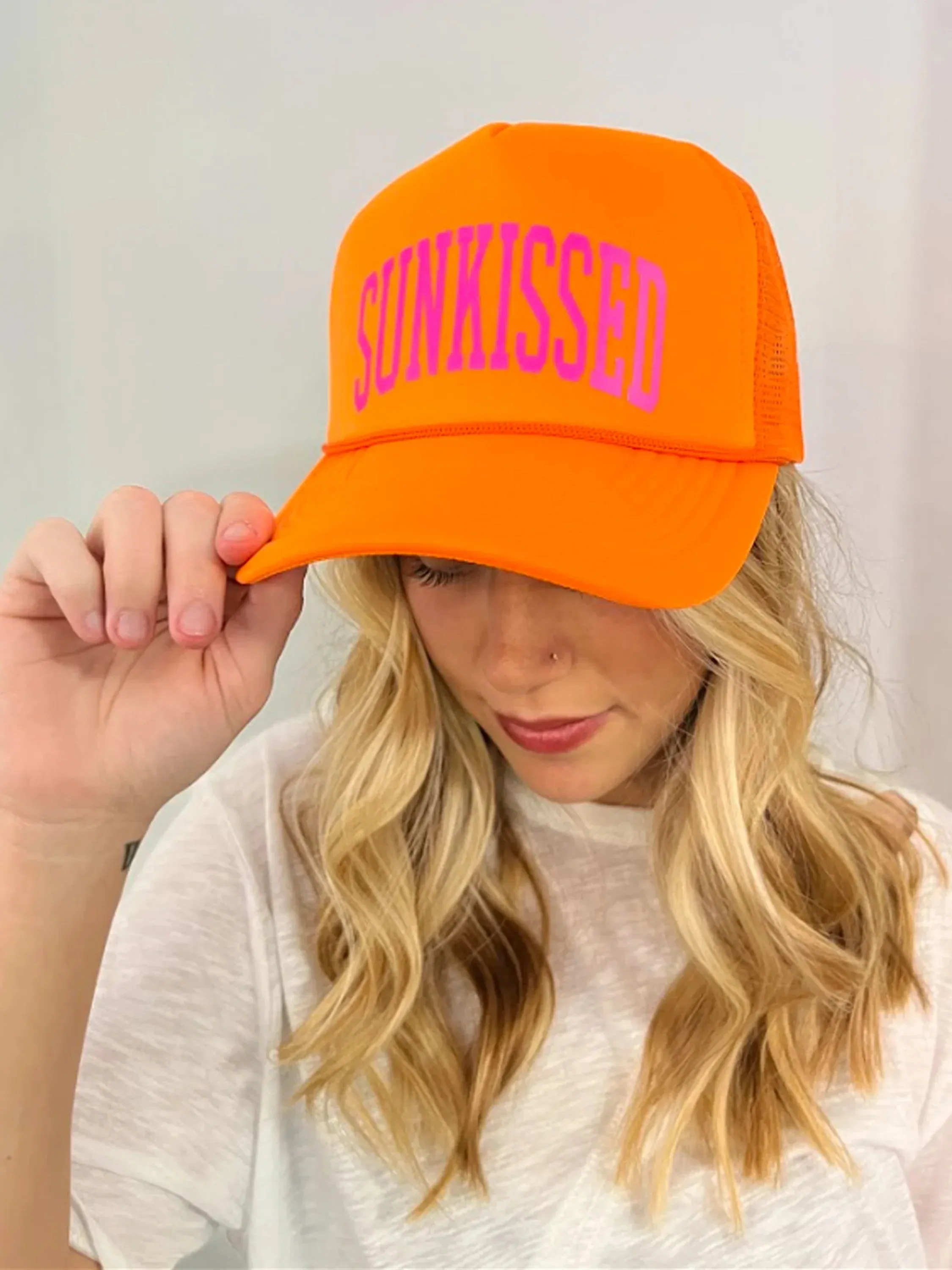 Sunkissed Orange Hat