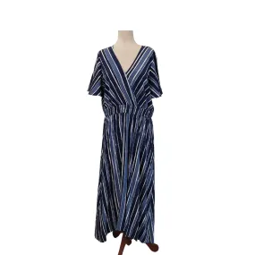 Tommy Bahama Blue Striped Maxi Dress | Like New |