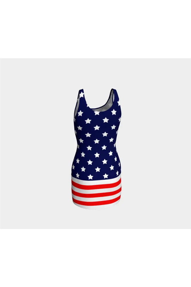 US Flag Bodycon Dress