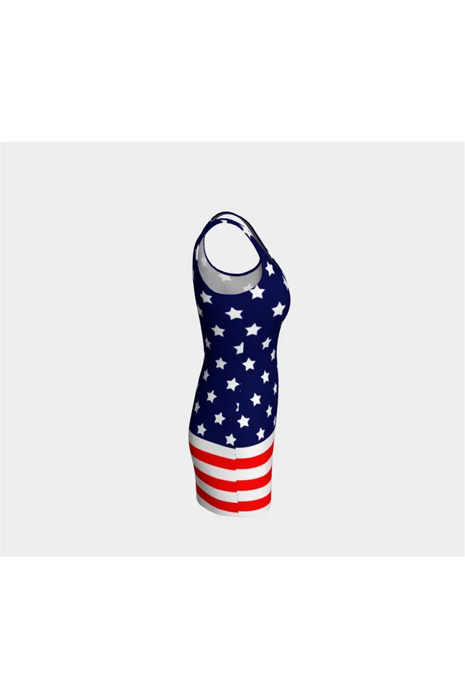 US Flag Bodycon Dress