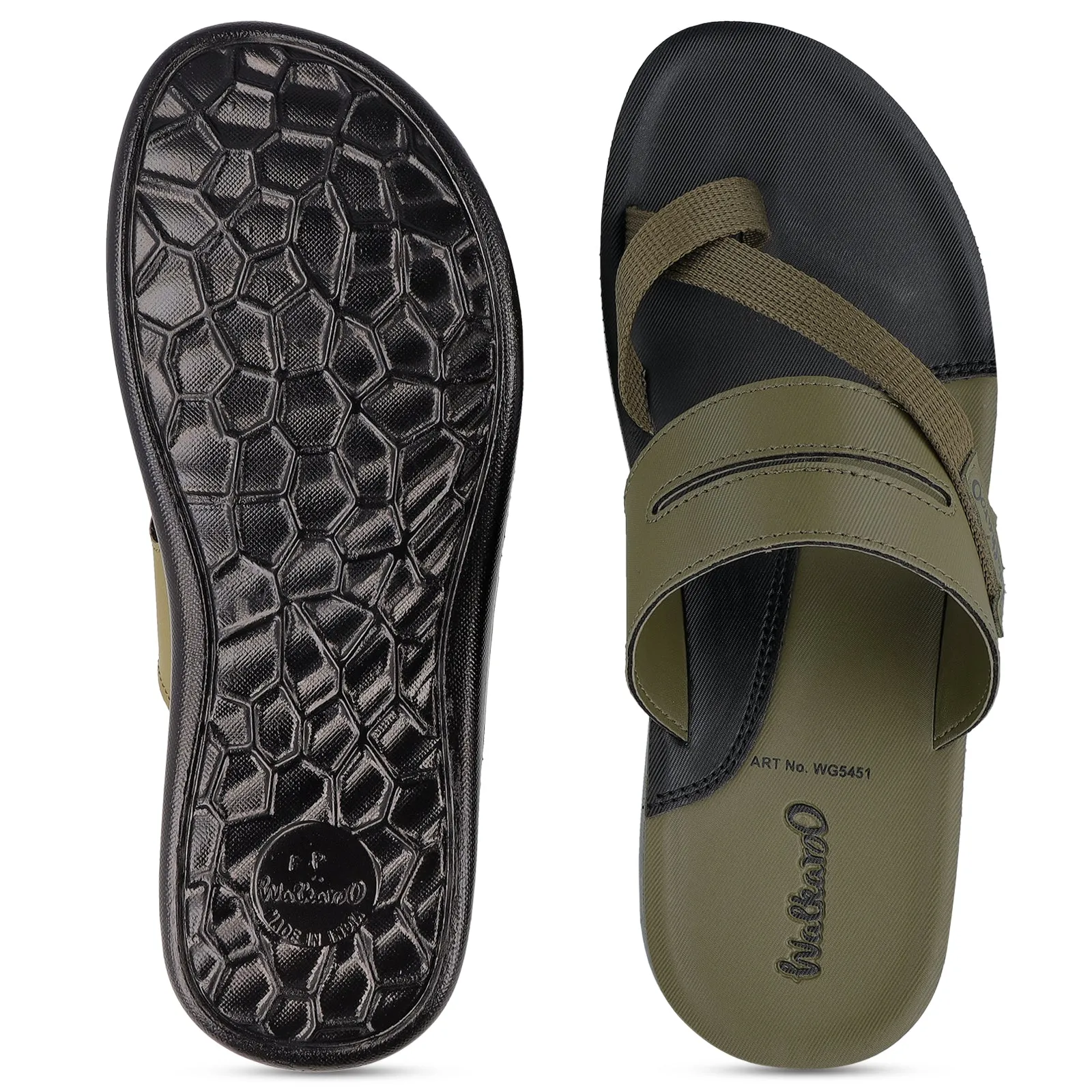 Walkaroo Men Sandal  - WG5451 Black